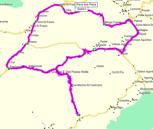 Passo Fedaja - Marmolada - Falcade - Moena - Pozza di Fassa