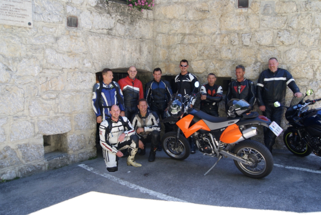 kniend von links: Hansi, Richard - Stehend von links: Lothar, Heinz, Erich, Rene, Karli, Toni, Gerald
